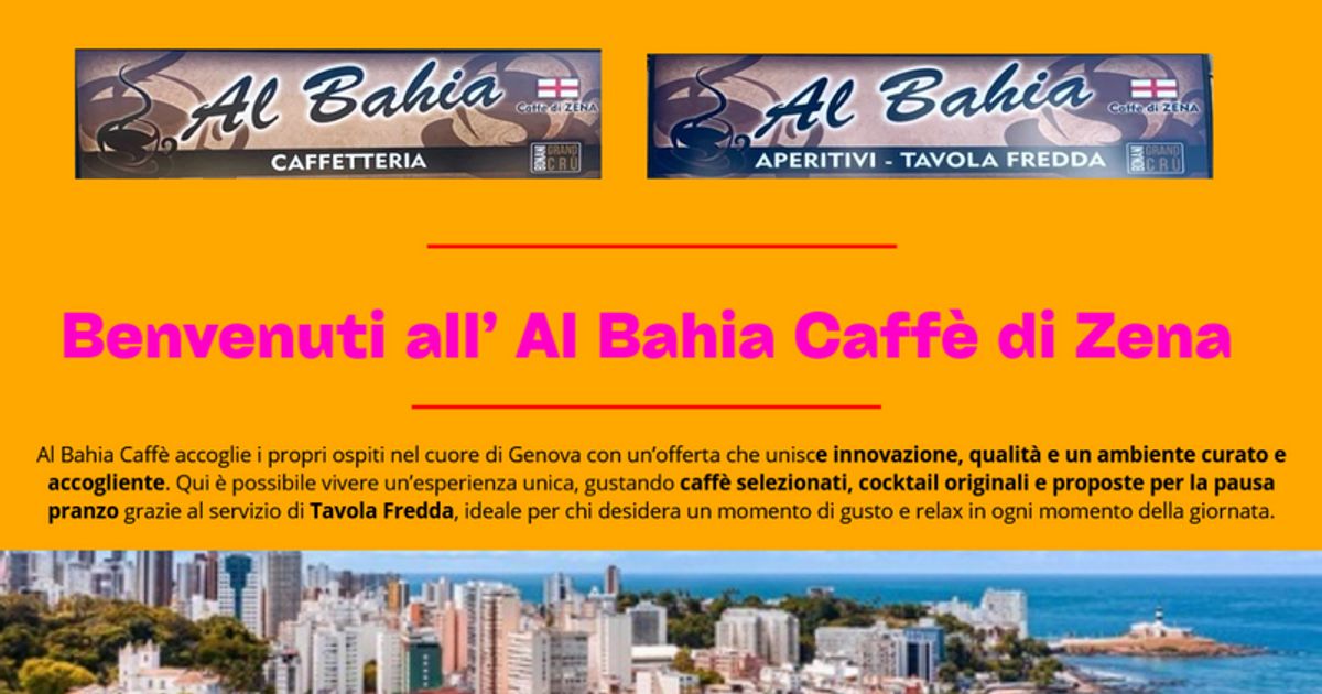 Al Bahia Caffè di Zena a Genova